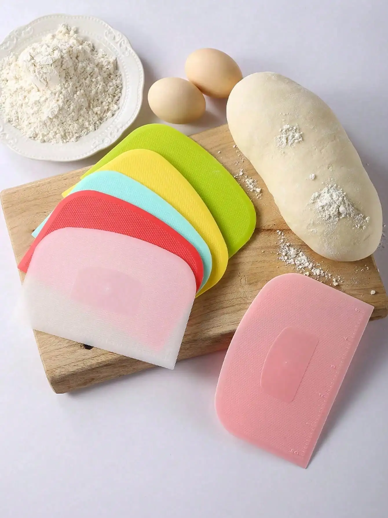 Bread Baking Kitchen Utensils - 3 spatules de pâtisserie, grattoir à