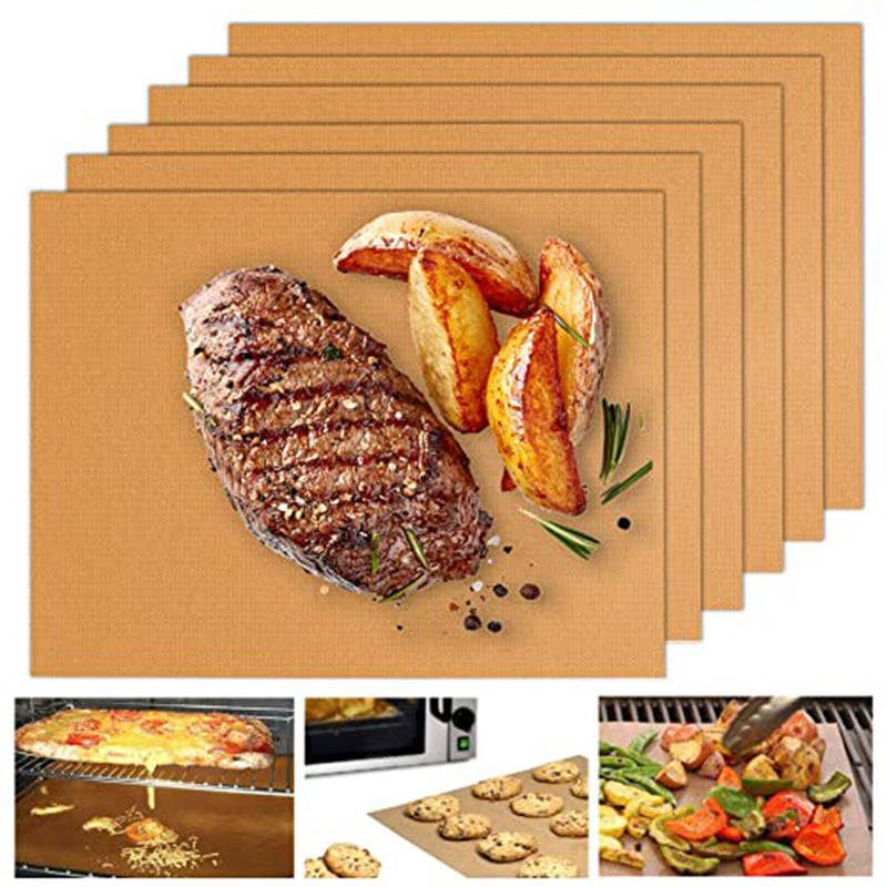 Super Kitchen Baking Mat - Tapis de Barbecue antiadhésif 60x40cm, tapis
