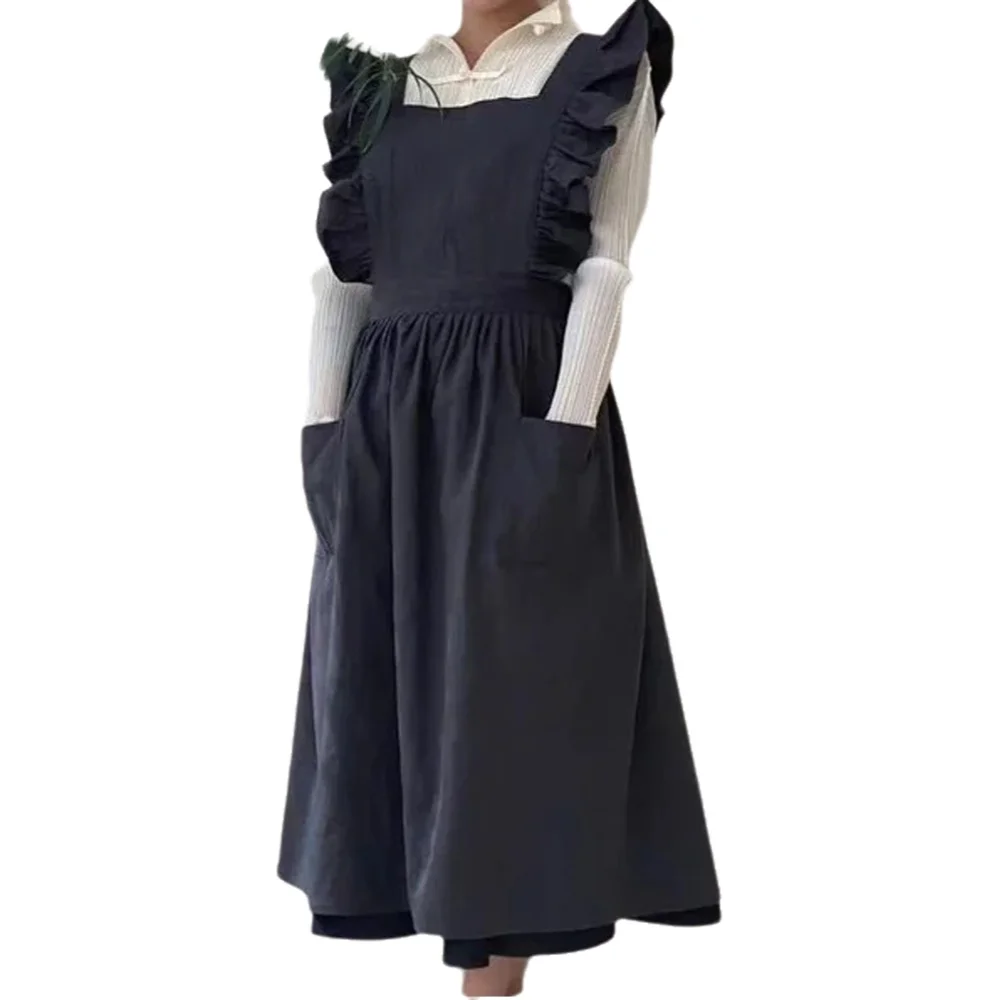 Kitchen For Baking - Tablier Vintage en coton et lin,