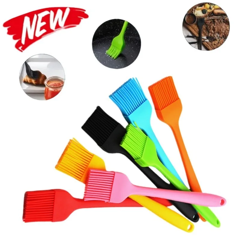 Kitchen Baking Utensils - Brosse de barbecue en silicone résistante