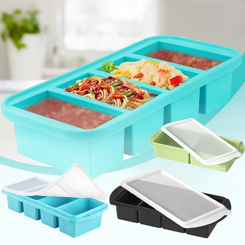 Kitchen Baking Storage Containers - Grand moule à glaçons en silicone
