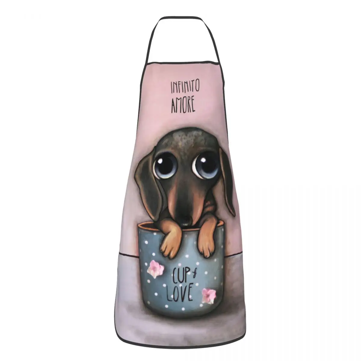 Kitchen Baking Cloth - Teckel Cup Love Tabliers pour hommes