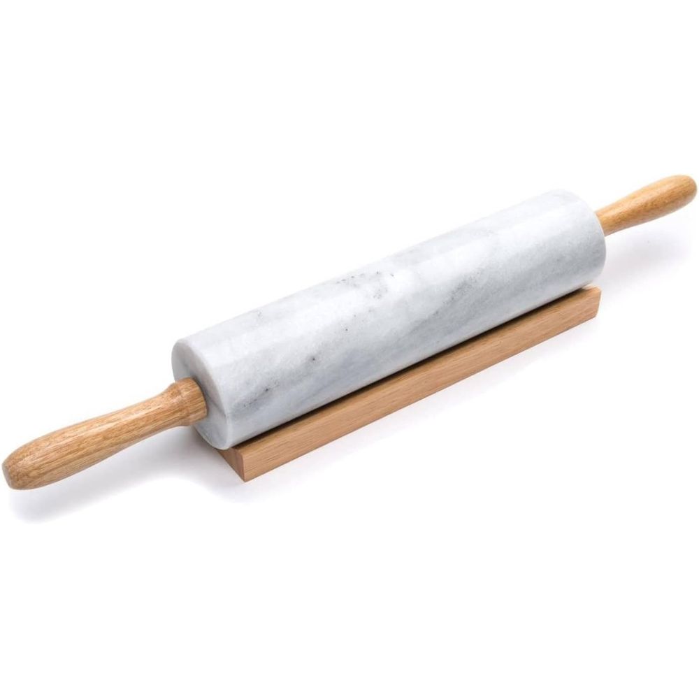 Rolling Pin Marble - Rouleau à pâtisserie en marbre blanc