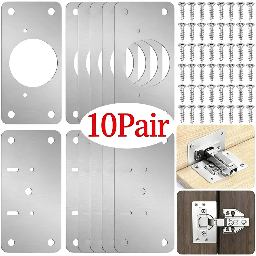 Kitchen Baking Cabinet - 10/1 Paires de Plaques de Réparation