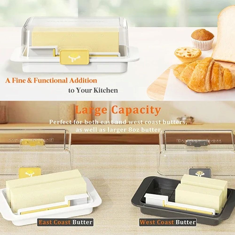 Boîte de conservation du beurr - Kitchen Baking Storage Containers avis et prix