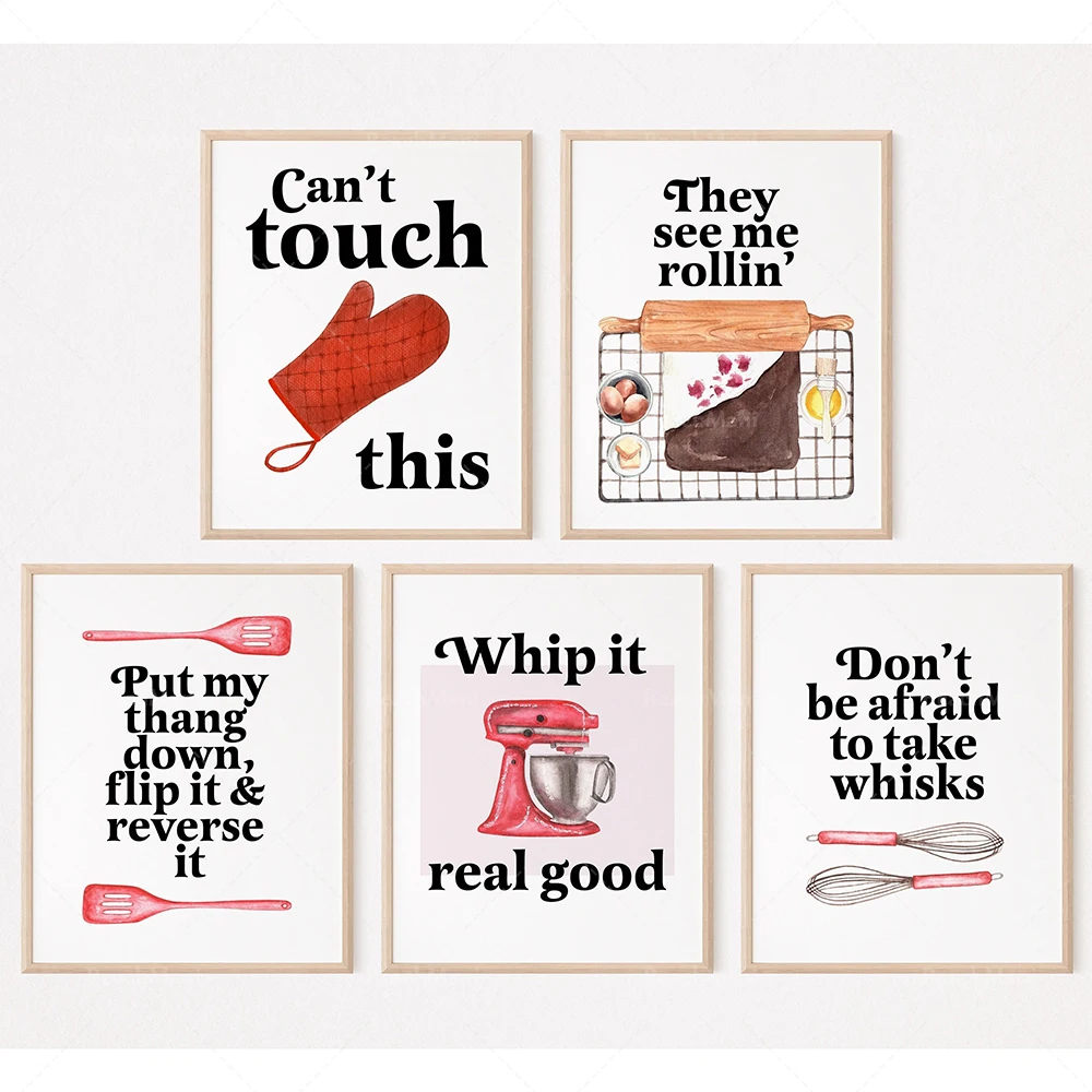 Affiches de citations de cuiss - Kitchen Baking Quotes avis et prix