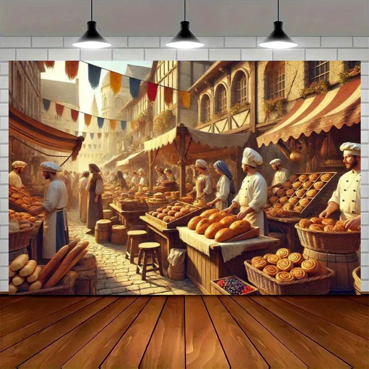 Décor de fond de scène 'Street - Kitchen Baking Background avis et prix
