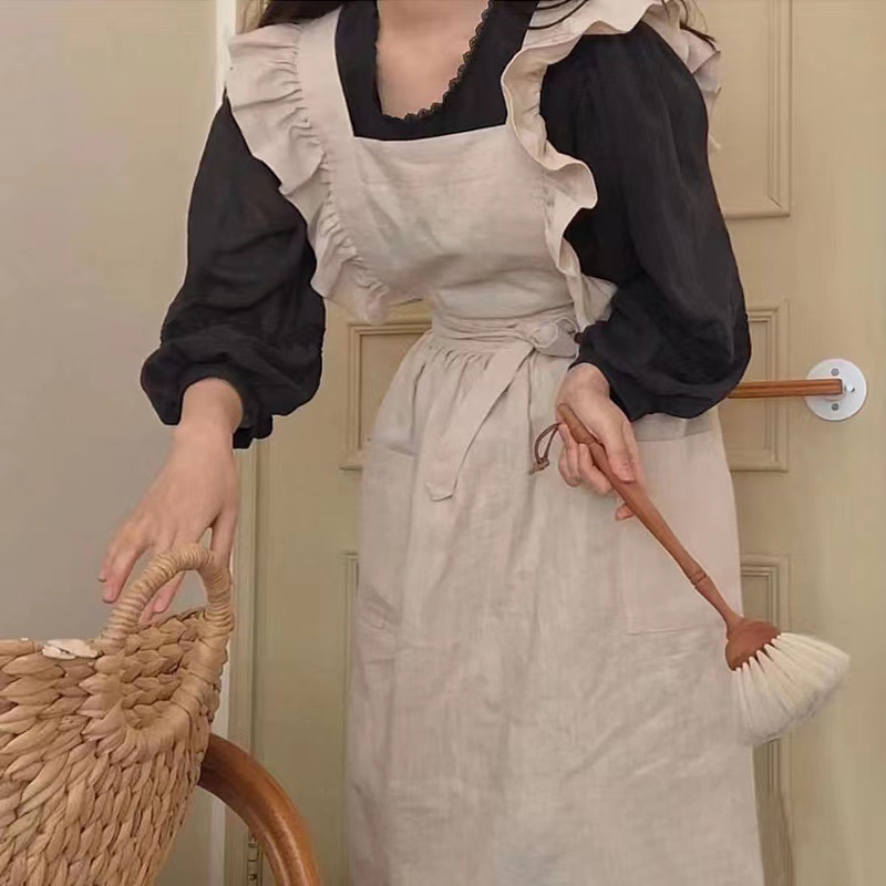 Tablier Vintage en coton et li - Kitchen For Baking avis et prix