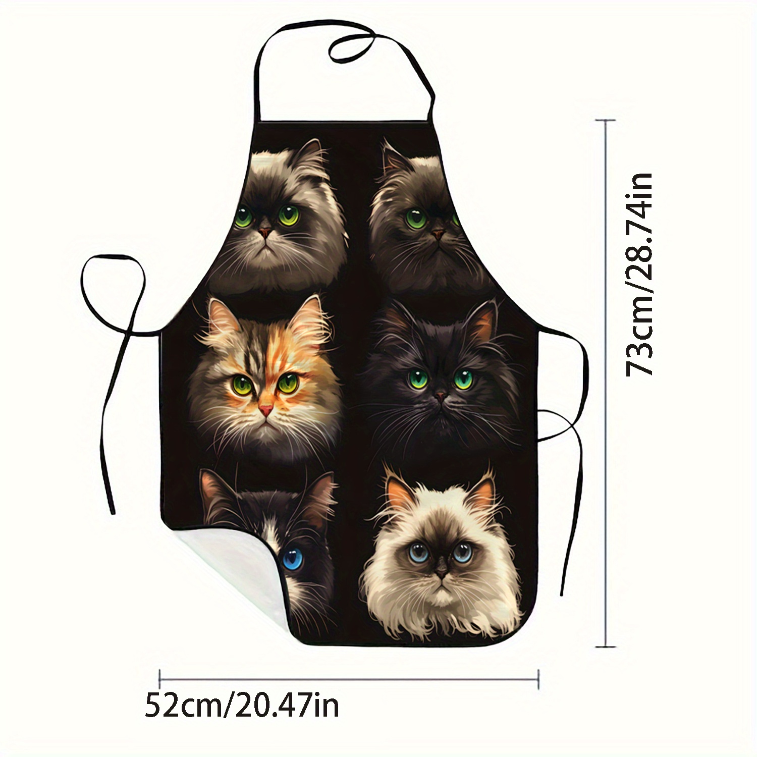 Tablier avec portrait de chat, - Kitchen Baking Background avis et prix