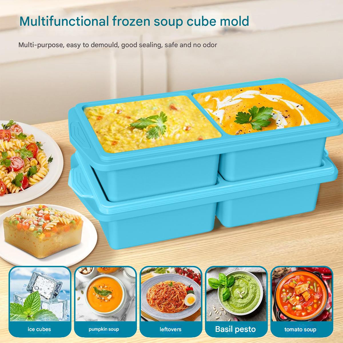 Grand moule à glaçons en silic - Kitchen Baking Storage Containers avis et prix