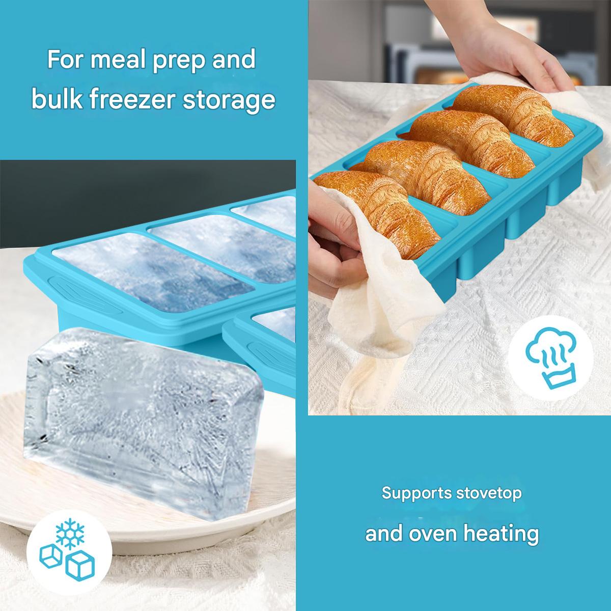 Grand moule à glaçons en silic - Kitchen Baking Storage Containers avis et prix
