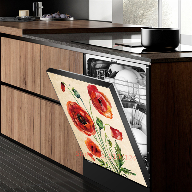 Autocollant de fleurs en pot p - Kitchen Baking Cabinet avis et prix