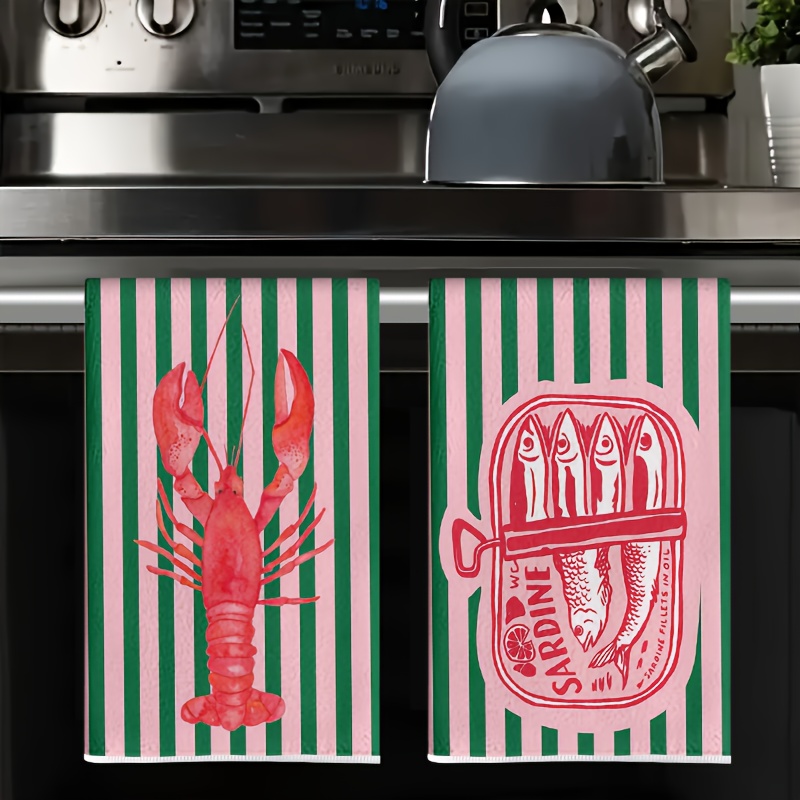 Lot de 2 torchons de cuisine r - Kitchen Baking Cloth avis et prix