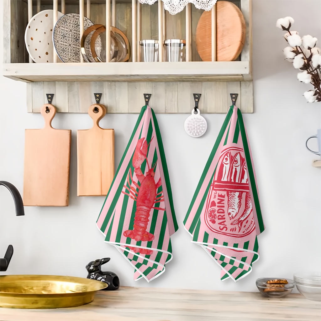 Lot de 2 torchons de cuisine r - Kitchen Baking Cloth avis et prix