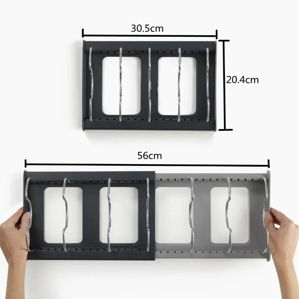 Support de casseroles télescop - Kitchen Baking Pan Organizer avis et prix