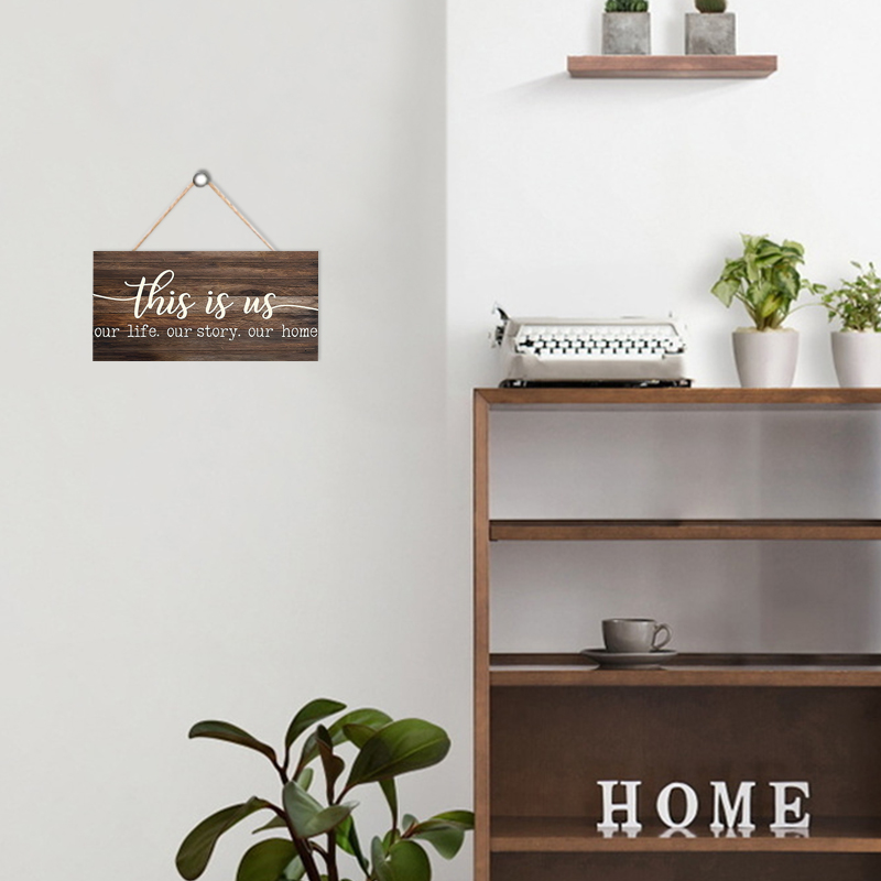 Décor mural rustique This is u - Kitchen Baking Cabinet avis et prix