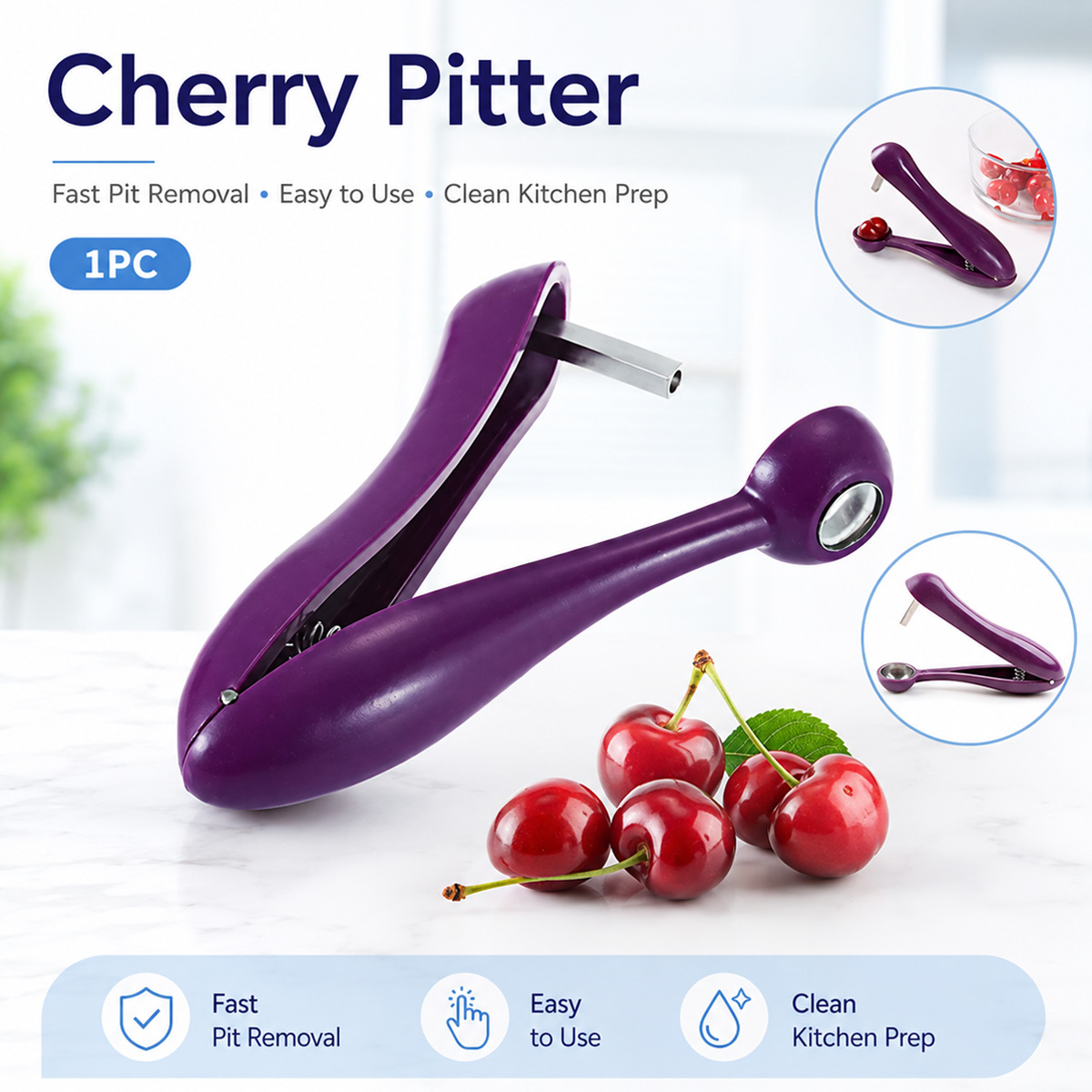 Décortiqueur de cerises manuel - Kitchen Tools In Baking avis et prix