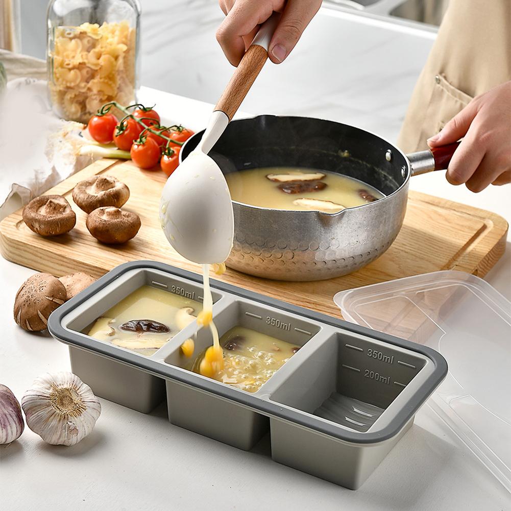 Bac à glaçons géant en silicon - Kitchen Baking Storage Containers avis et prix