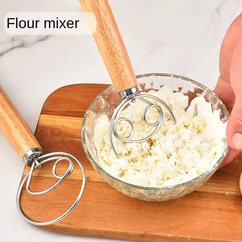 Fouet à pâte en acier inoxydab - Bread Baking Kitchen Utensils avis et prix