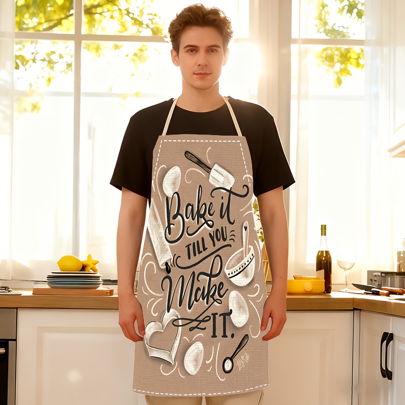 1 tablier de cuisine en lin et - Kitchen Baking Quotes avis et prix